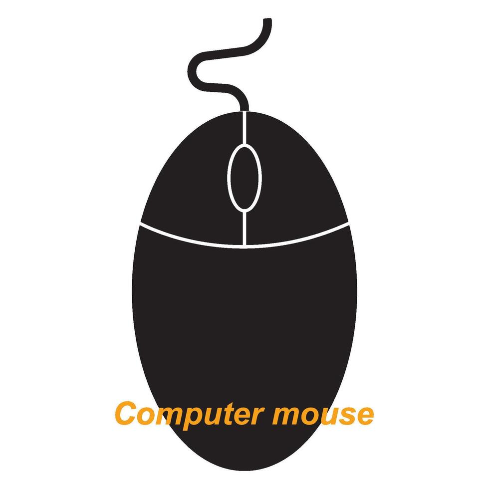 Computer mouse icon vector