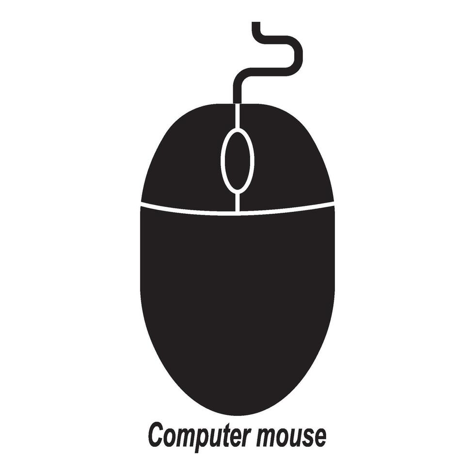 Computer mouse icon vector