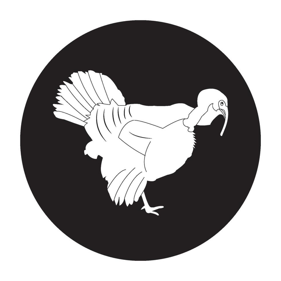 Turkey icon design vector