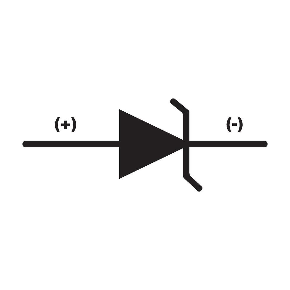 Diode icon design vector