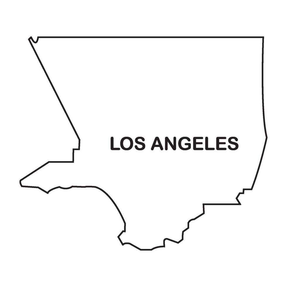 Los angeles map icon 46483612 Vector Art at Vecteezy