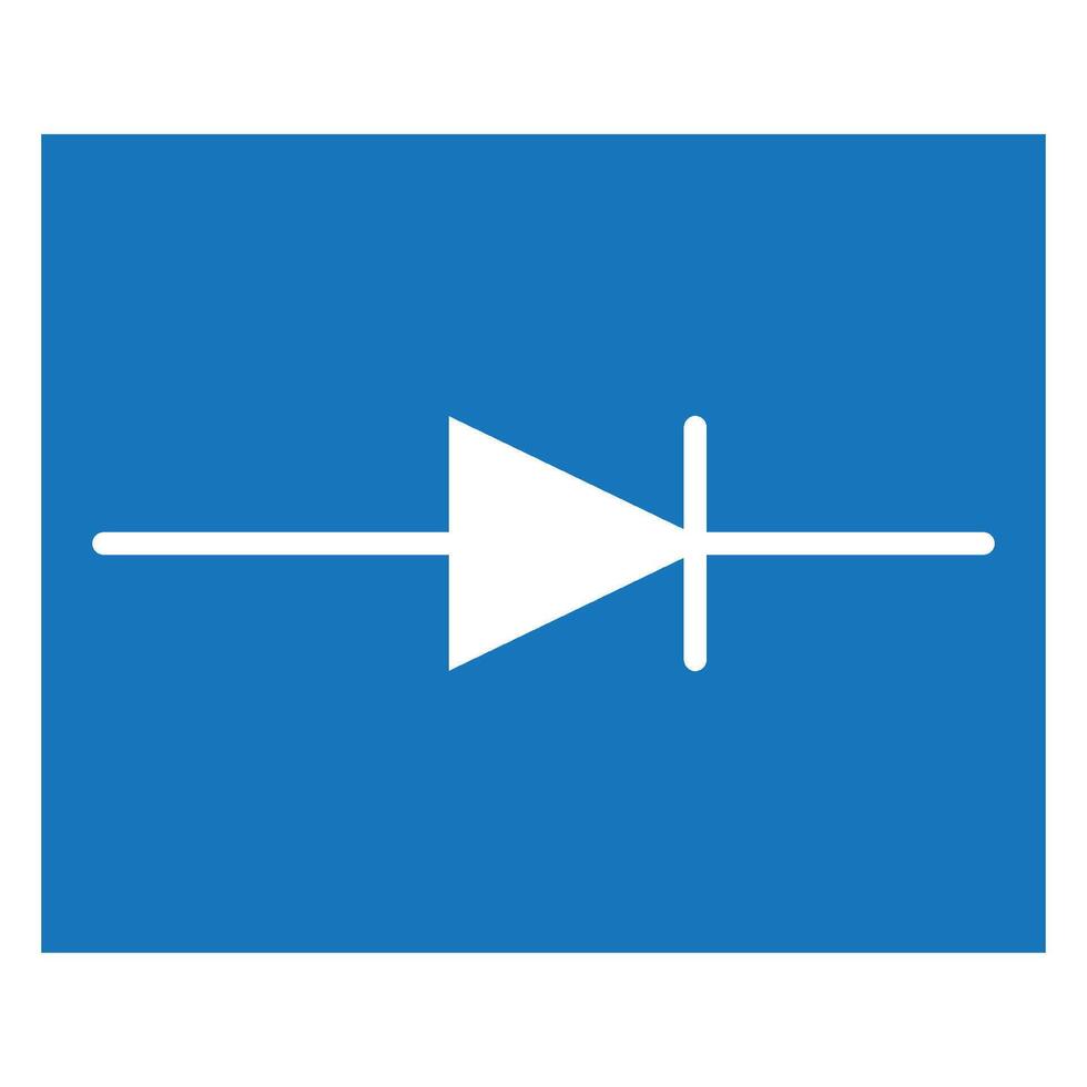 Diode icon design vector