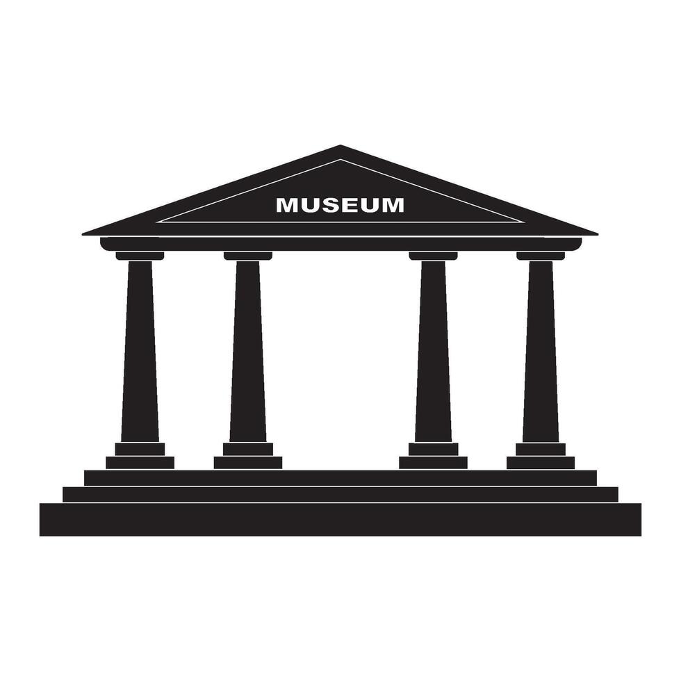 Museum icon design vector