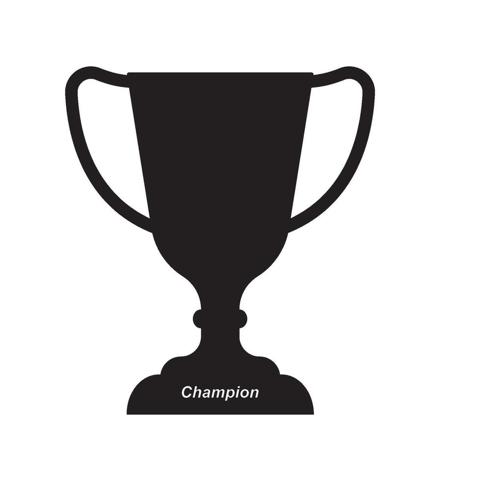 Winner trophy icon vector