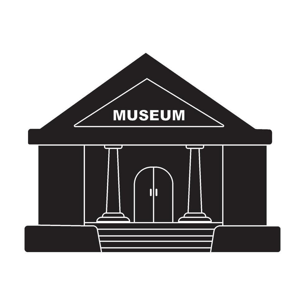 Museum icon design vector