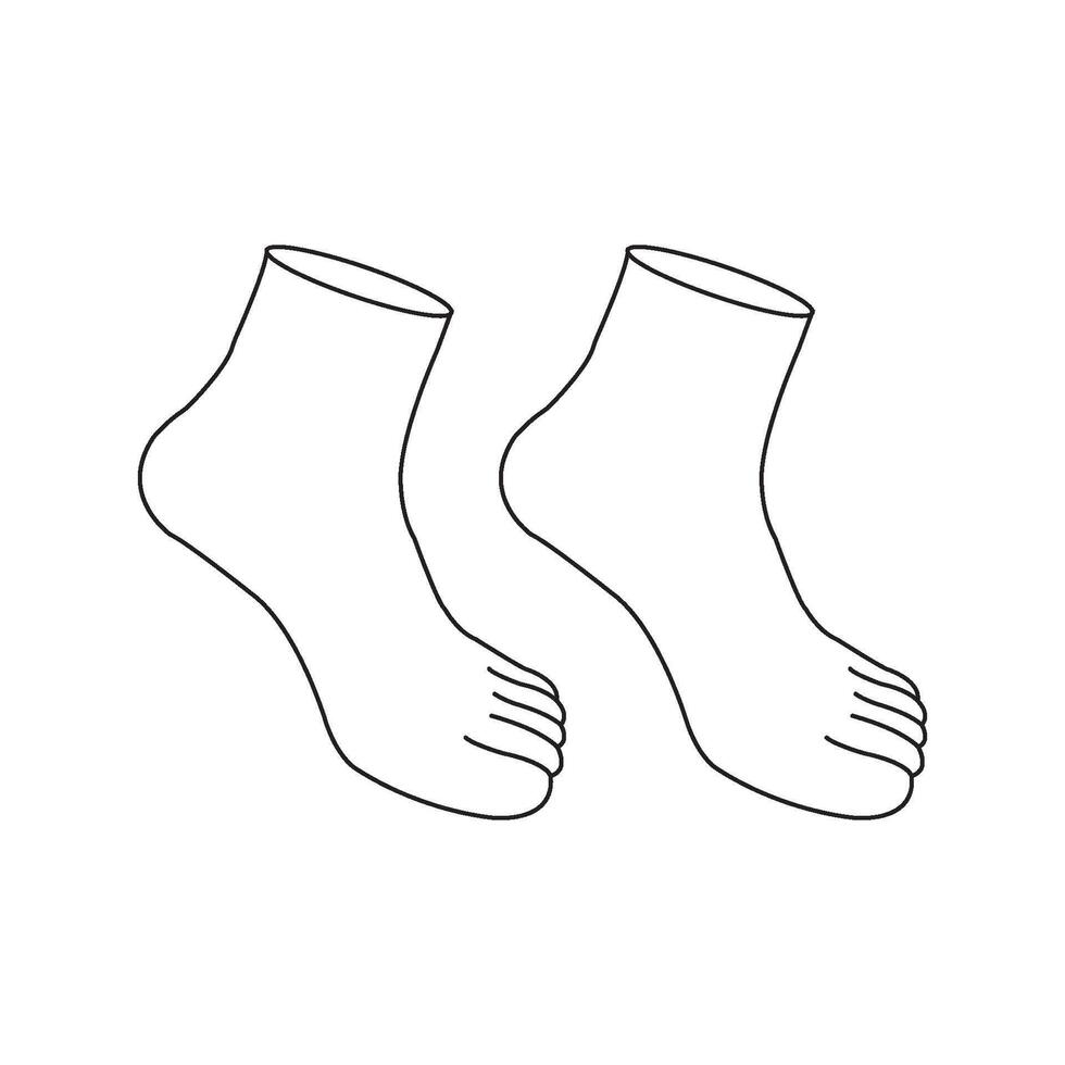 Sock icon design vector