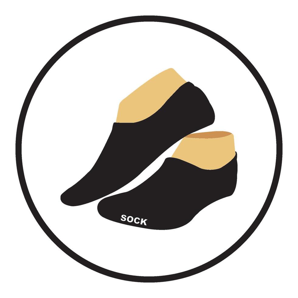 Sock icon design vector