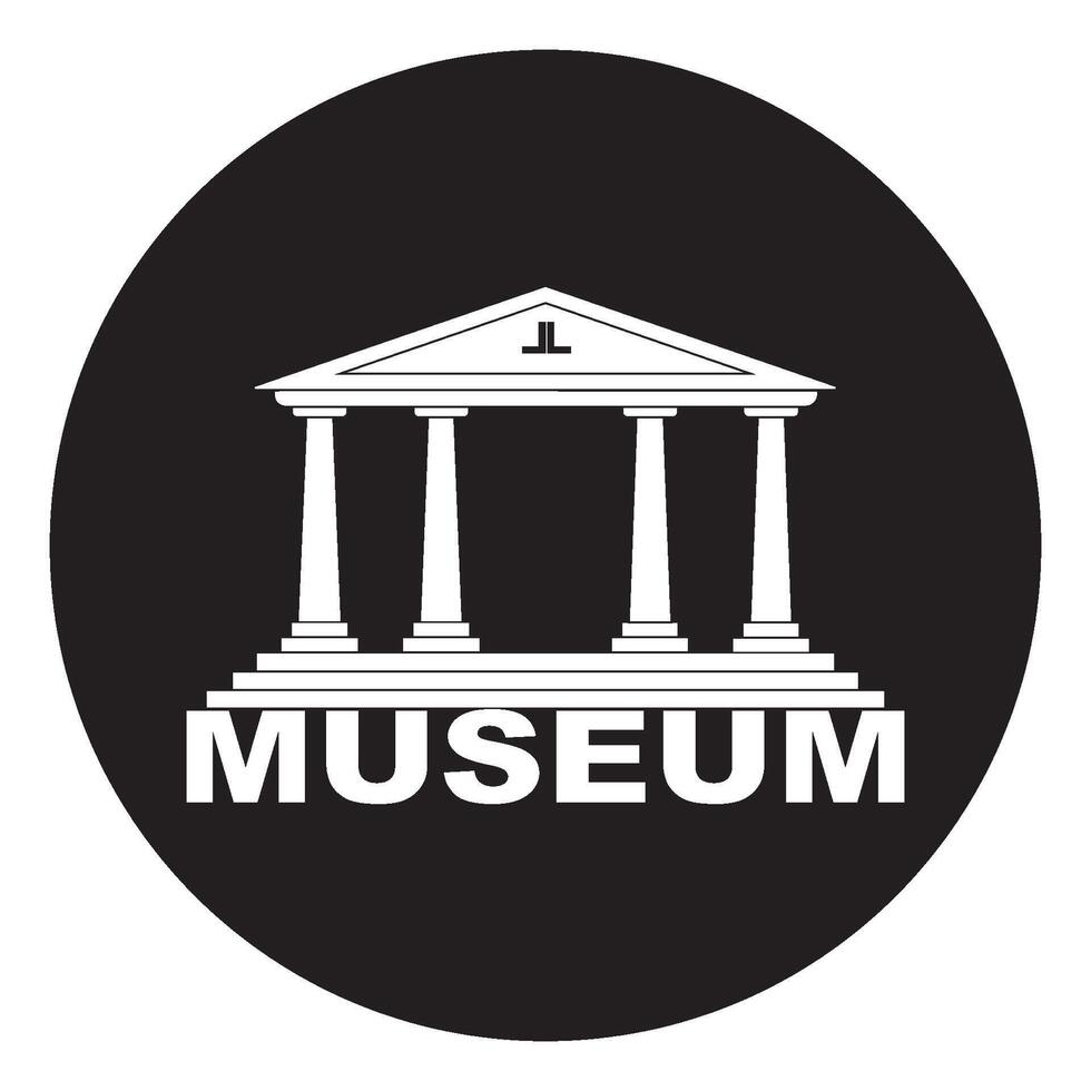 Museum icon design vector