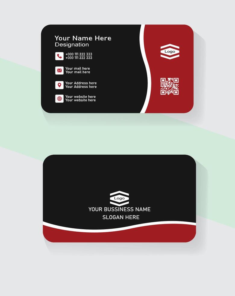 Creative Visiting card vector