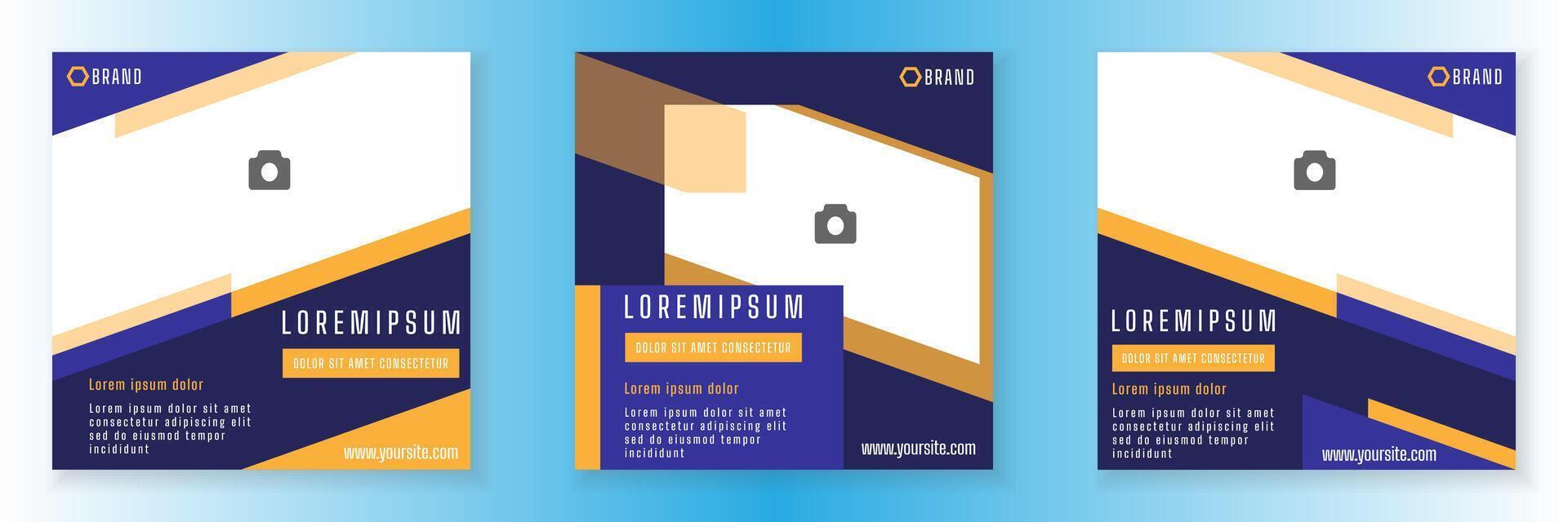 Discount sale social media post design template. web banner vector