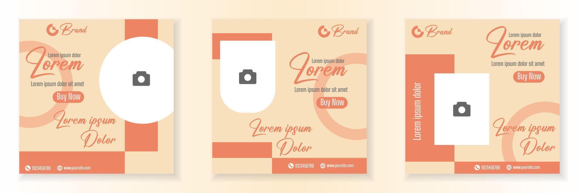 Discount sale social media post design template. web banner vector