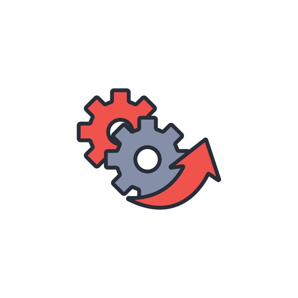 development icon. .Editable stroke.linear style sign for use web design,logo.Symbol illustration. vector