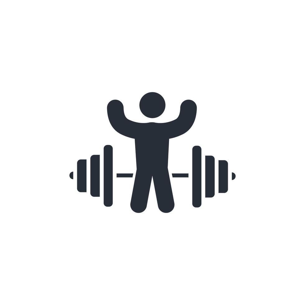 gym icon. .Editable stroke.linear style sign for use web design,logo.Symbol illustration. vector