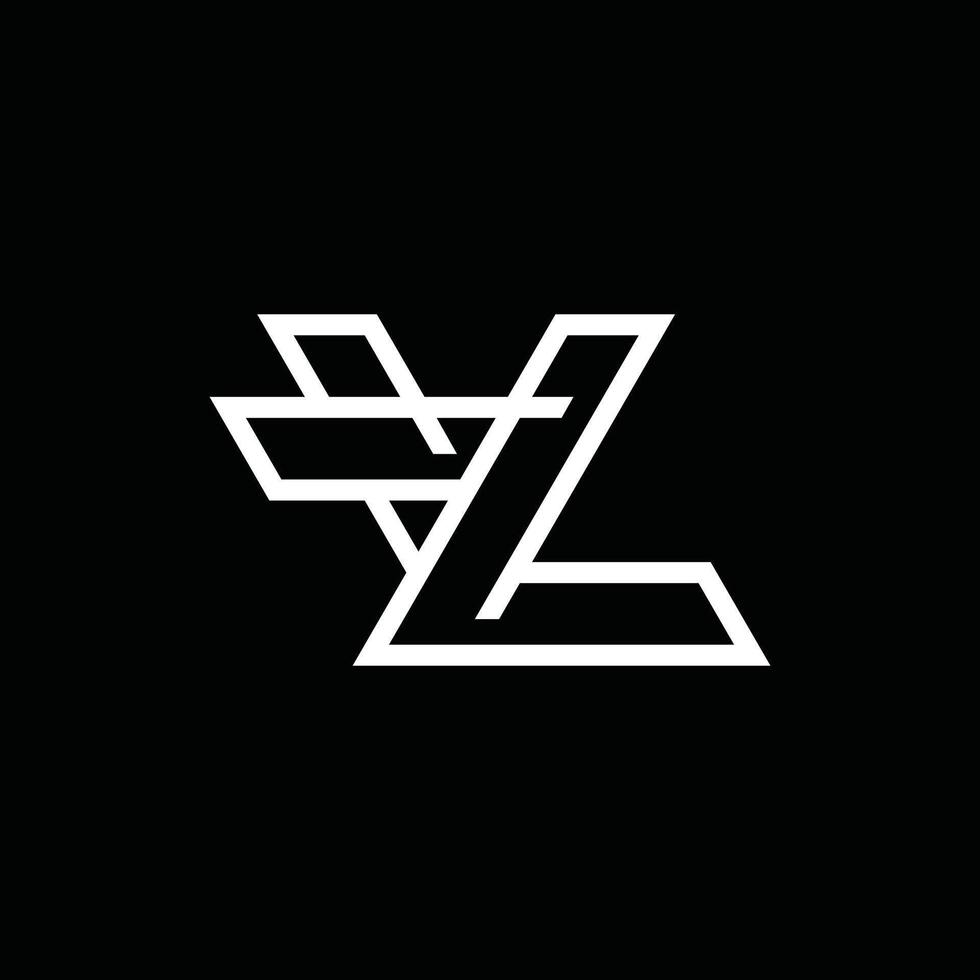 Initial YZ Line simple and unique design, suitable for your company vector