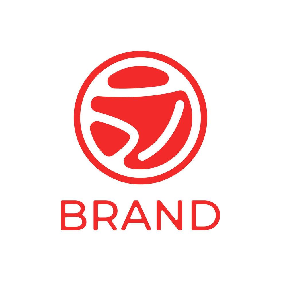 logo design, inspired by a smiling human face vector