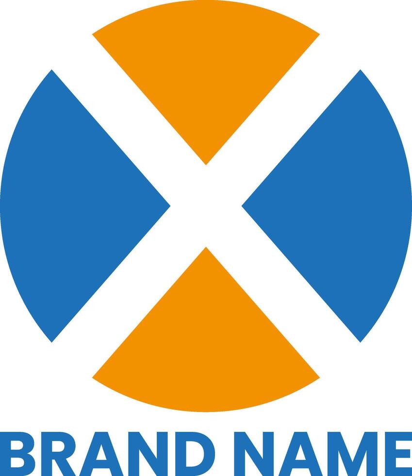 OX abstract logo design vector