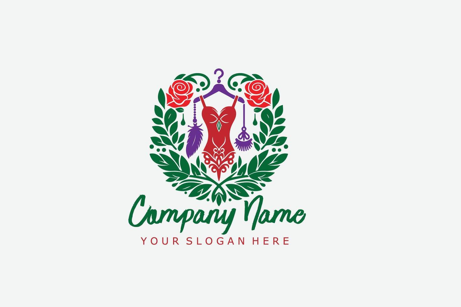 boutique and fashion logo vector