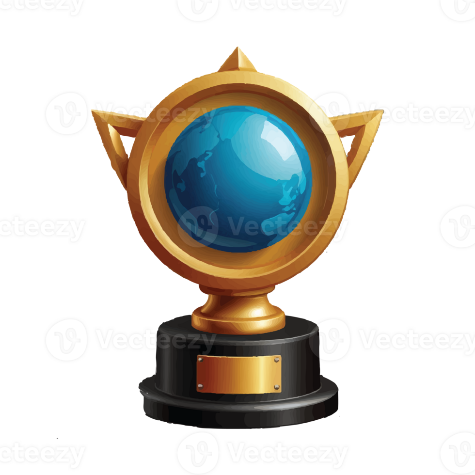 trophy animation 3D illustration design png