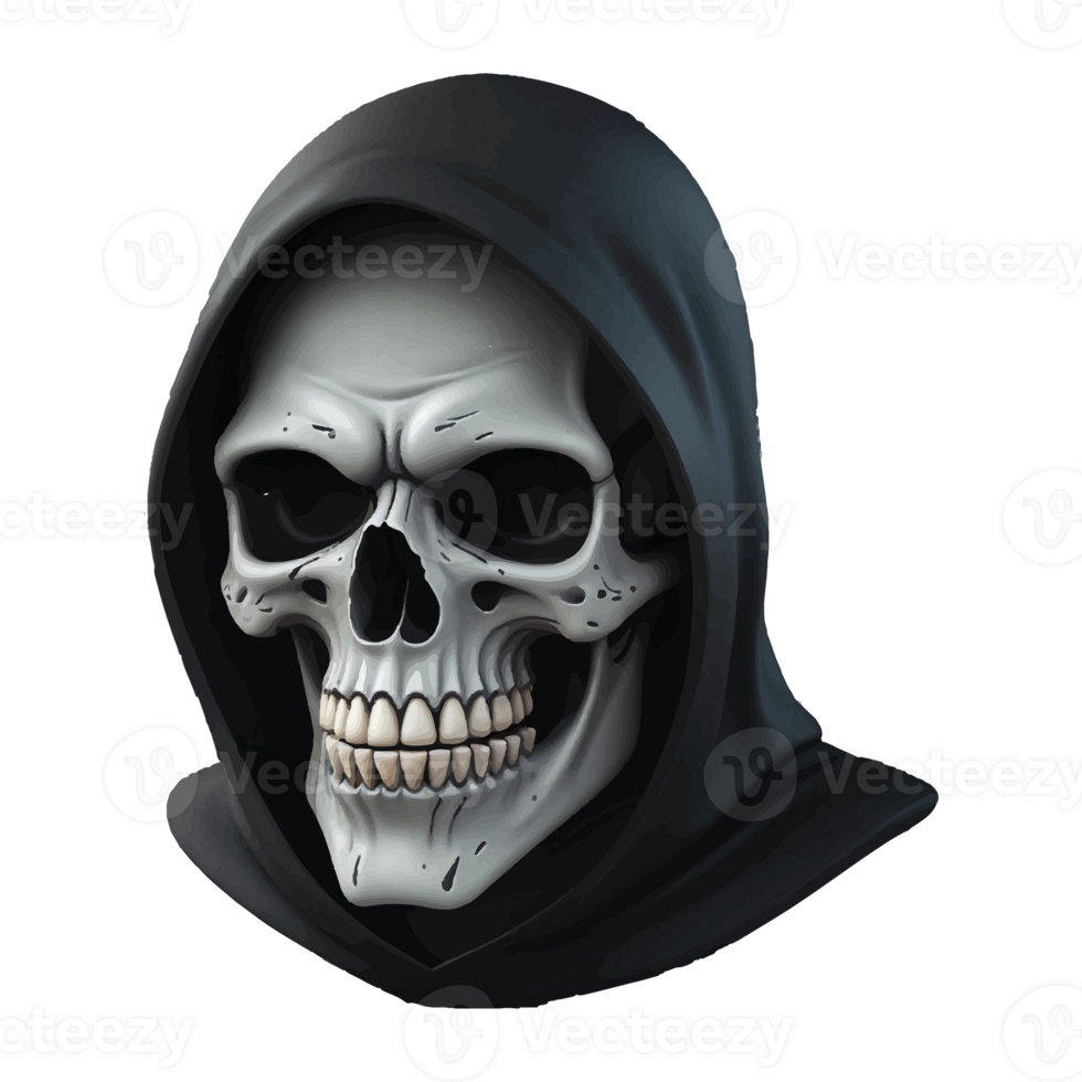 3d cartoon illustration design of the angel of death png