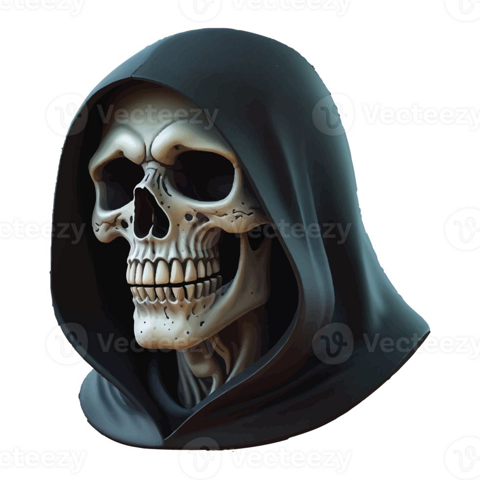 3d cartoon illustration design of the angel of death png