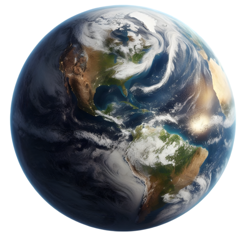 Earth isolated from background png