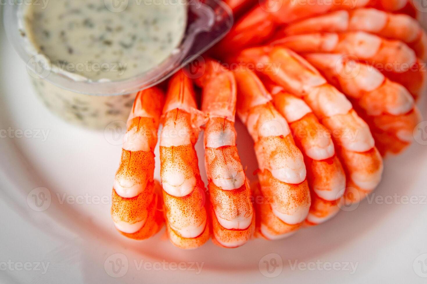 shrimp fresh cooking appetizer eat meal food snack on the table copy space food background rustic photo
