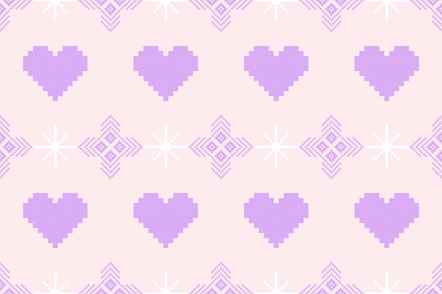 Pixel ethnic pattern oriental traditional. design fabric pattern textile African Indonesian Indian seamless Aztec style abstract illustration vector