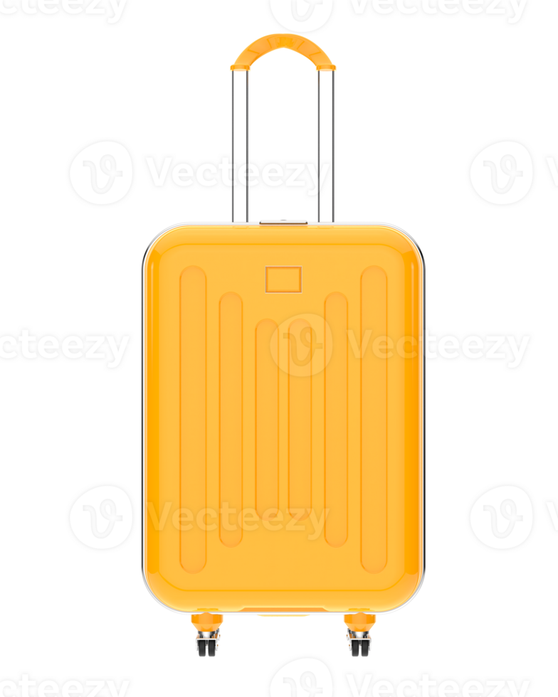 Luggage isolated on background. 3d rendering - illustration png