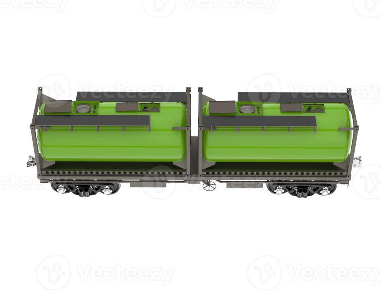 Train tanker isolated on background. 3d rendering - illustration png