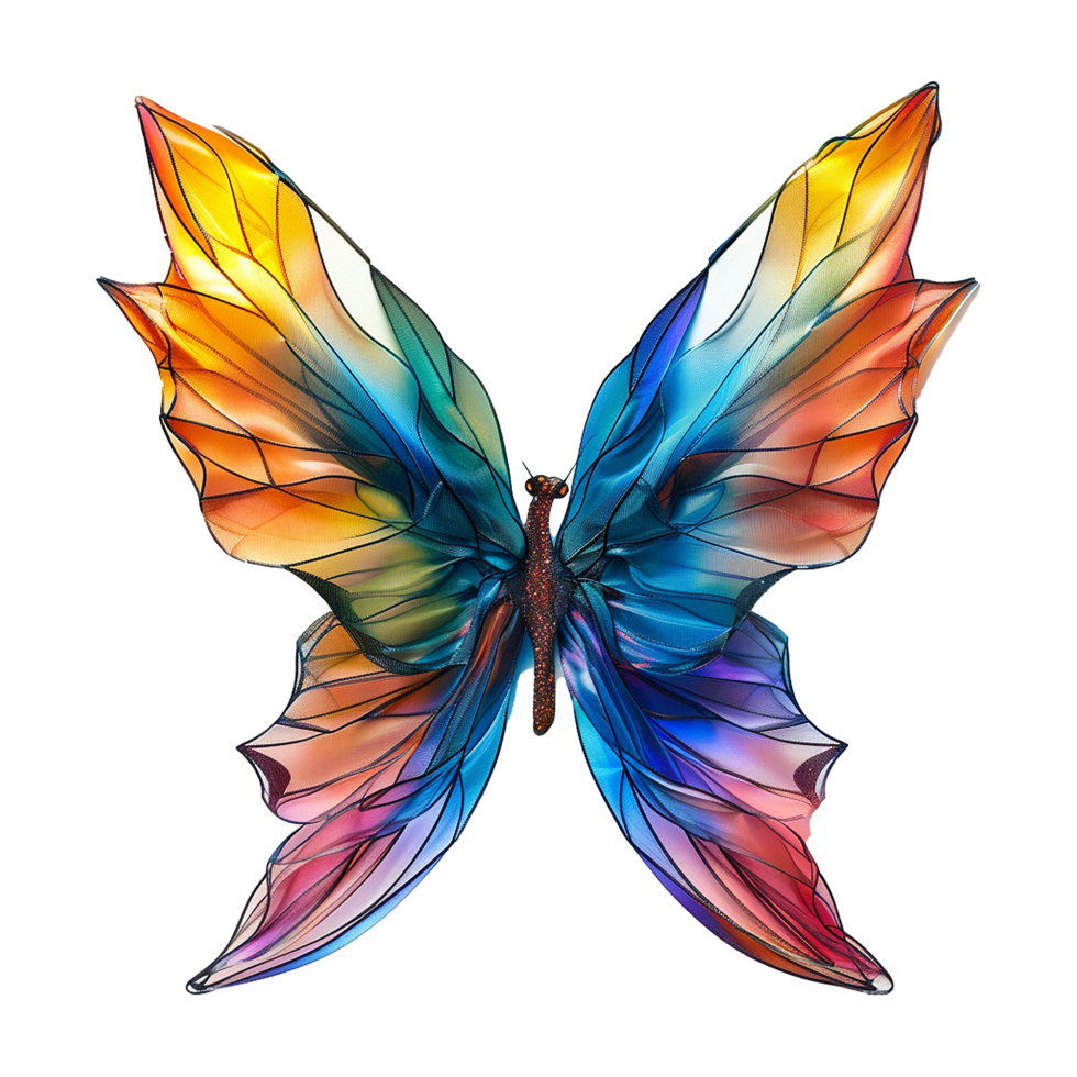 Beautiful fairy wings isolated on transparent background png