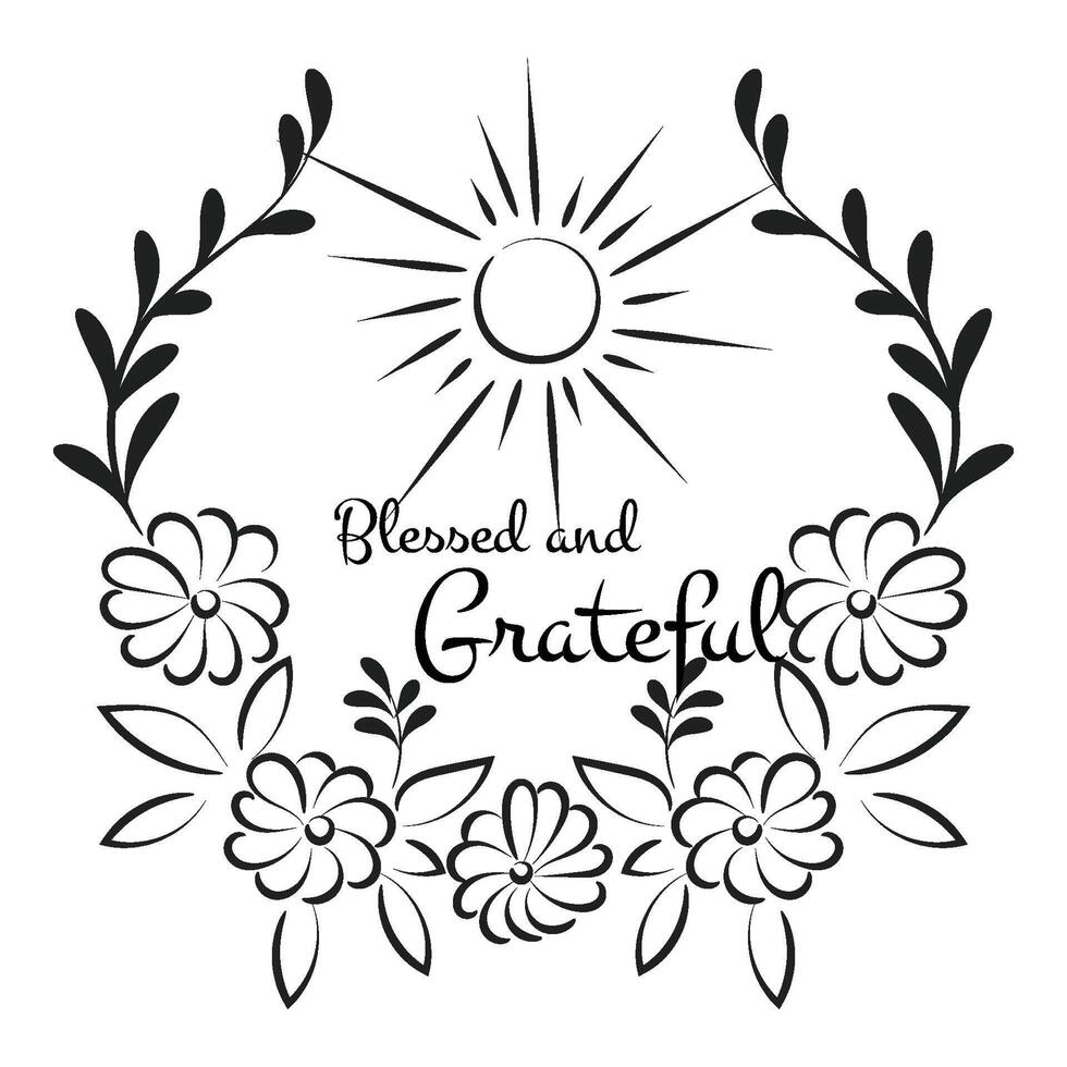 Trendy Christian quote for print or use as poster vector