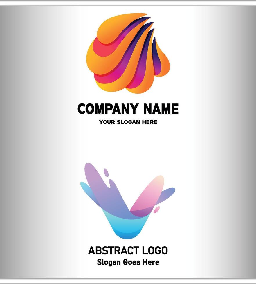 abstract logo design vector