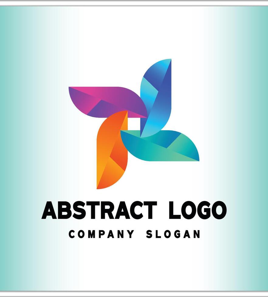 abstract logo design vector