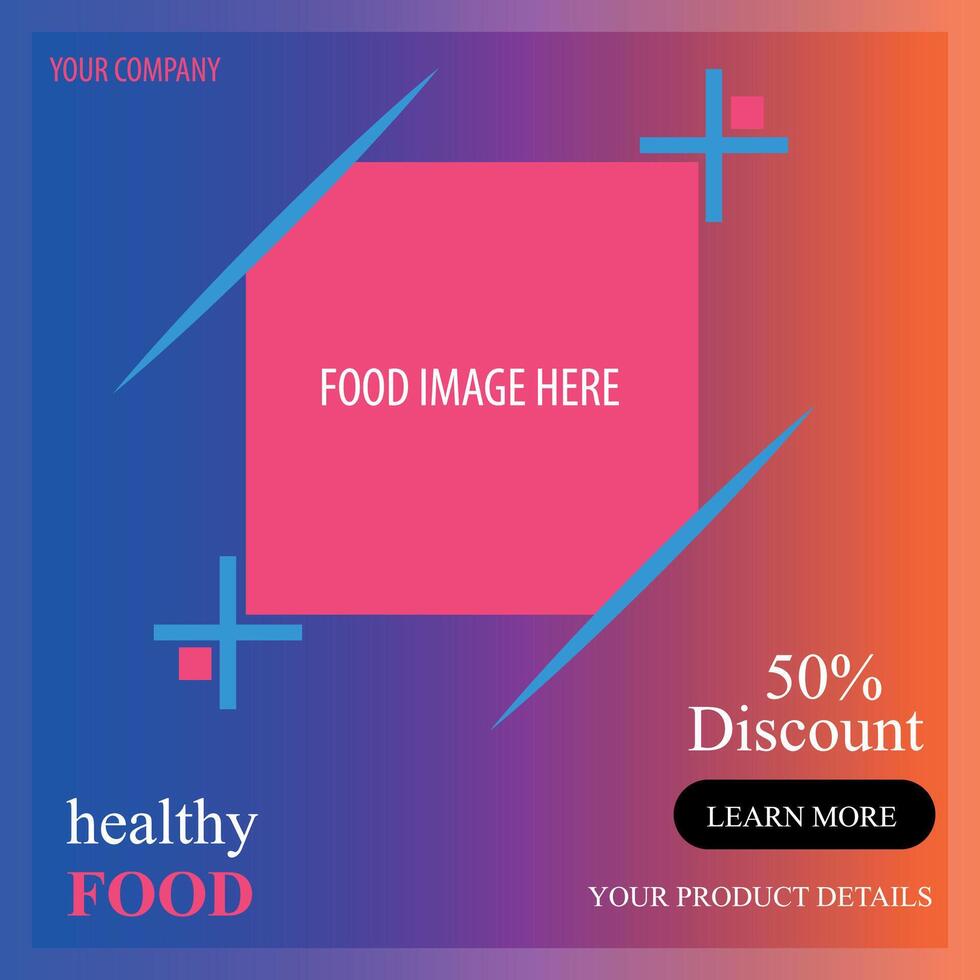 Web resource banner design vector