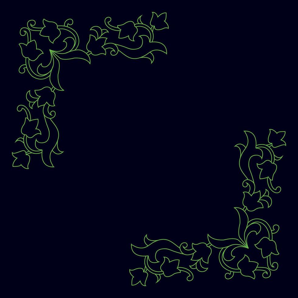 Hand drawn flat design simple flower outline vector