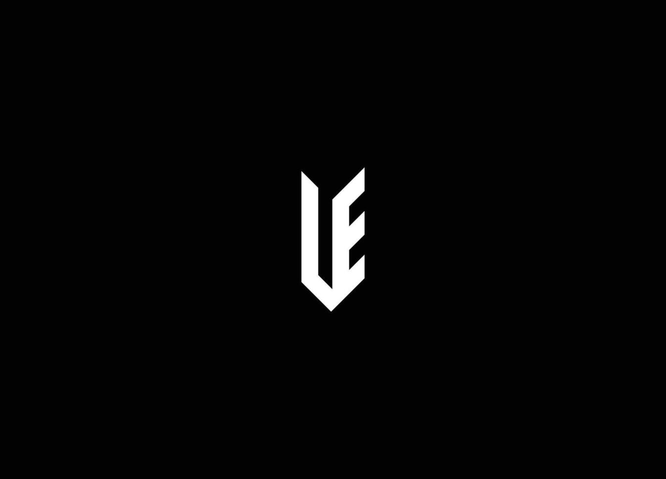 LE initial letter logo design . initial letter logo LE logo template. Letter LE Logo, LE logo icon vector