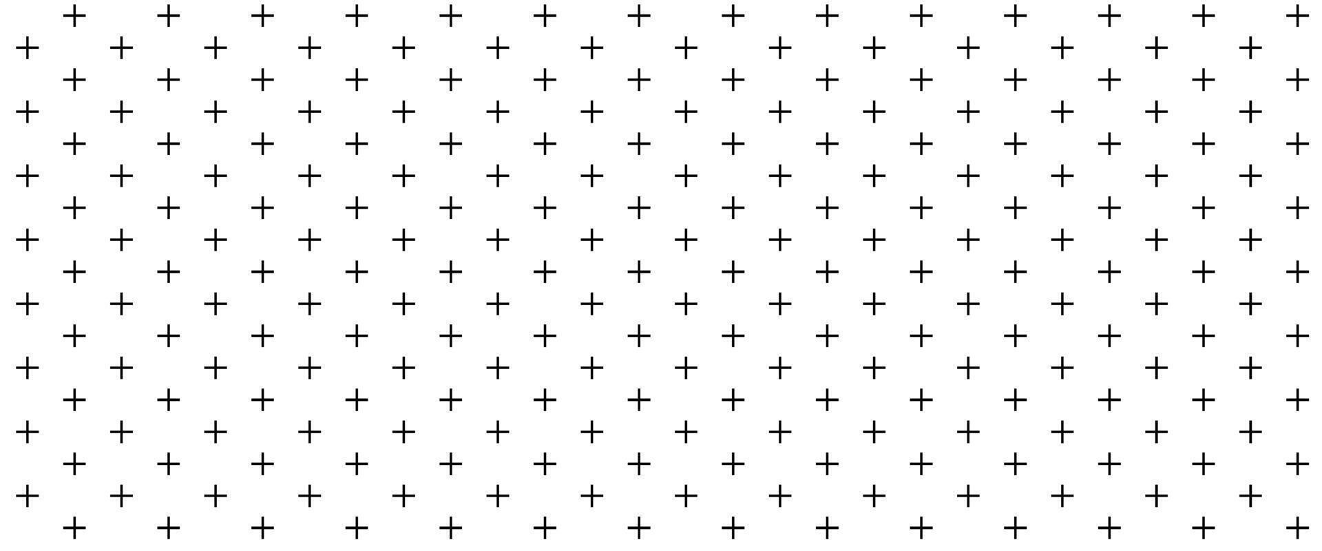 cross pattern with a plus sign. mathematics geometry background. seamless cross. vector
