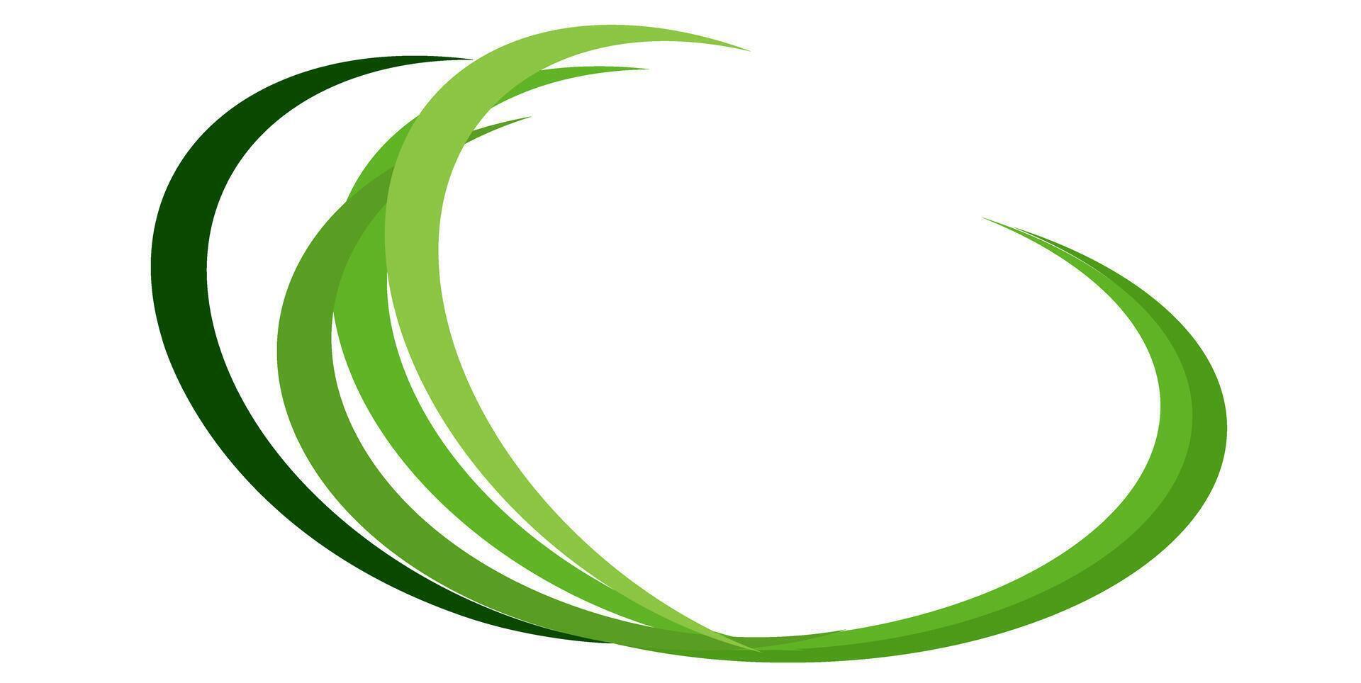 Modern green banner background. Graphic design banner pattern background template with dynamic wave shapes. vector