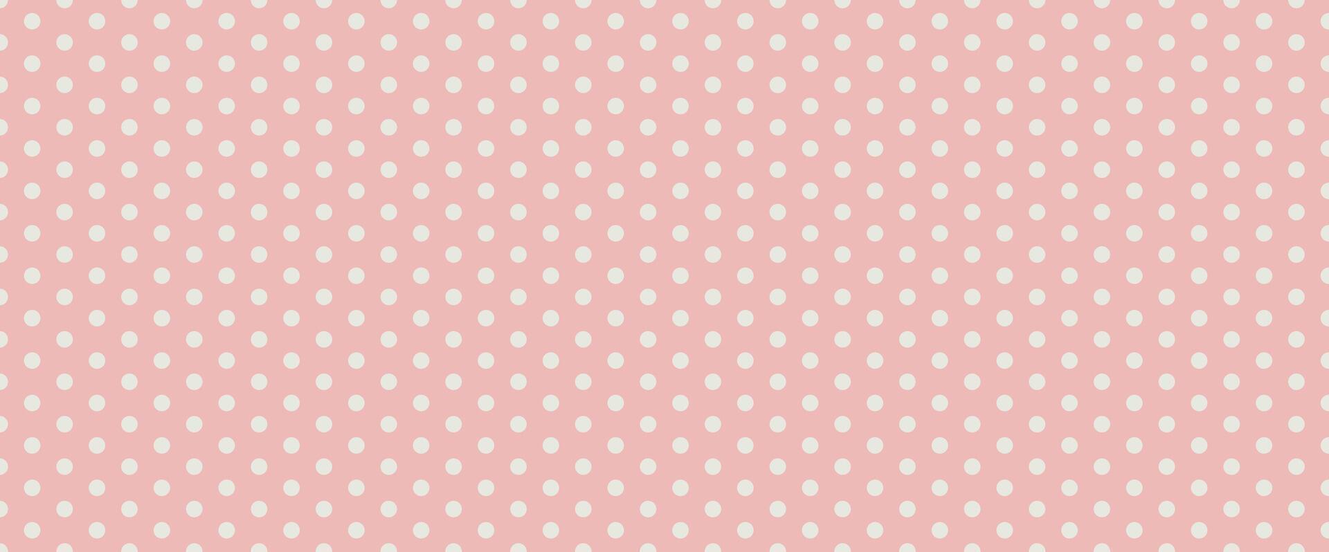 mini polka dot seamless pattern background. Pink and gray pastel colors dot texture. vector