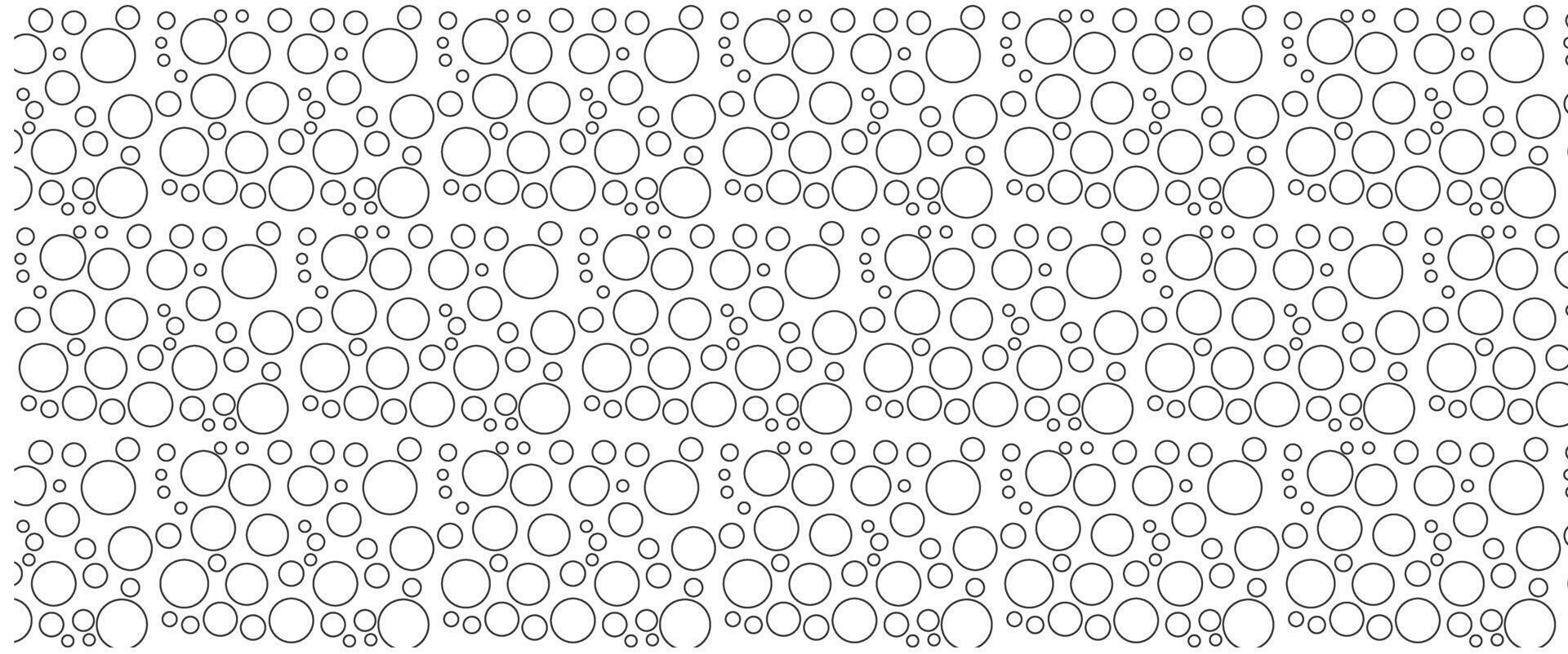 Bubbles soda seamless pattern. white color soap texture. vector