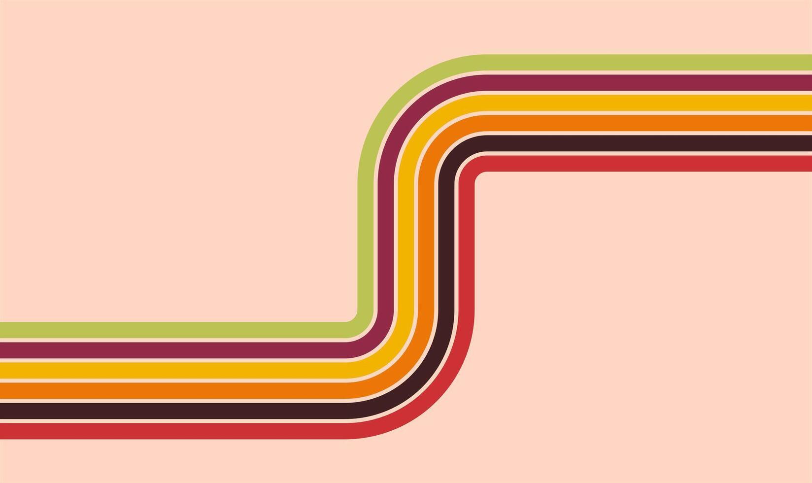 Abstract background of rainbow Wavy Line designs pattern ready to use for cloth, textile, wrap and other. vector