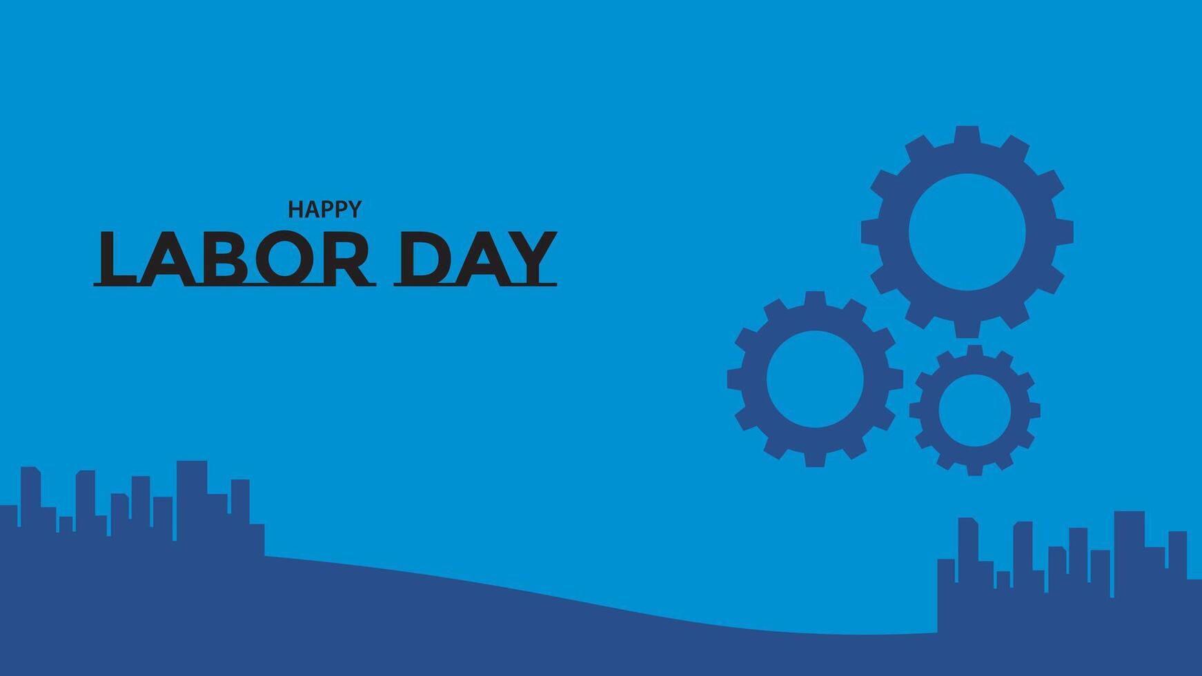 Abstract Labor Day Background, Banner. vector