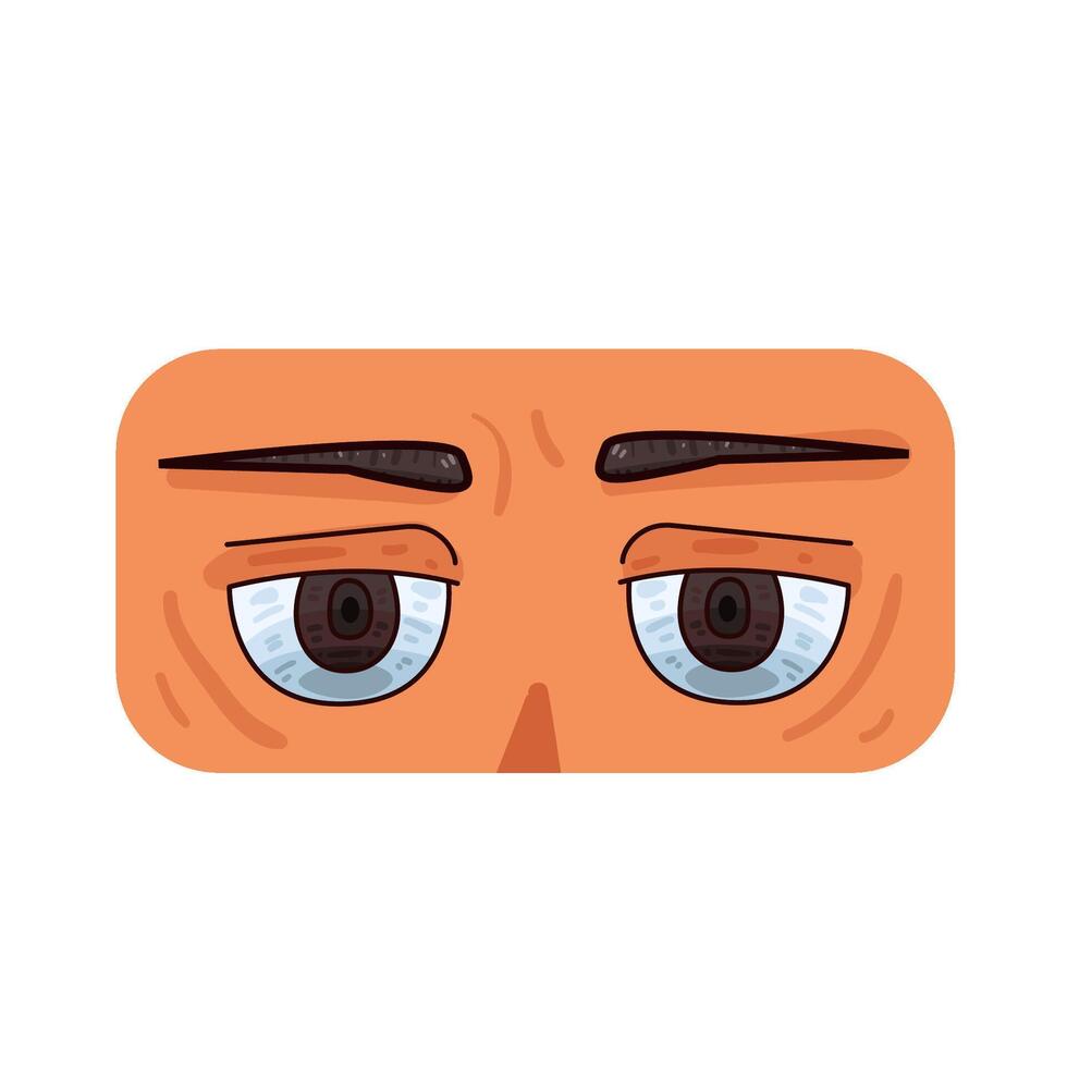 Illustration of human eye vector