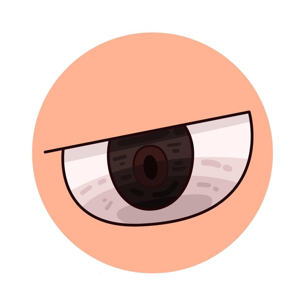 Illustration of eye vector
