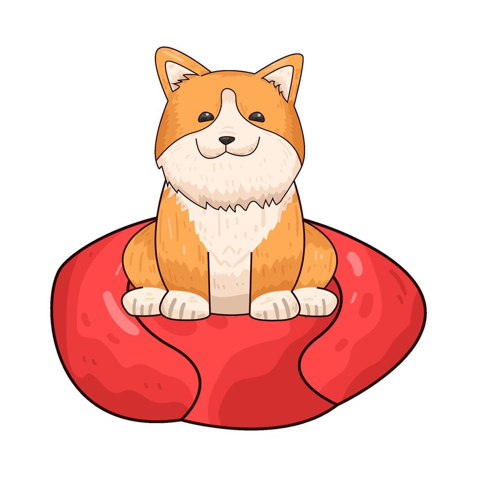 Illustration of dog vector