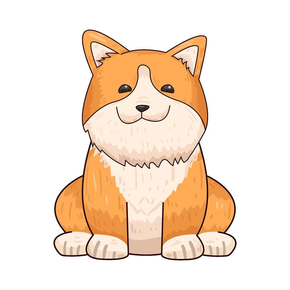 Illustration of dog vector