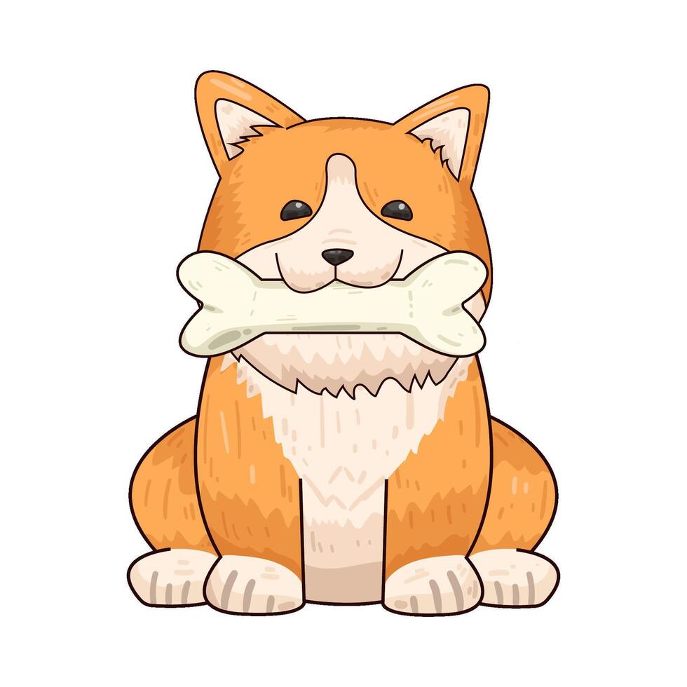 Illustration of dog vector