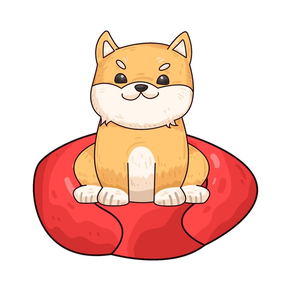 Illustration of dog vector