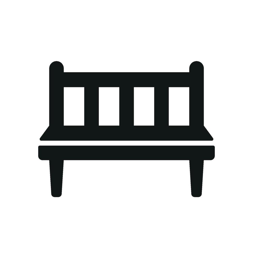 Bench icon design vector
