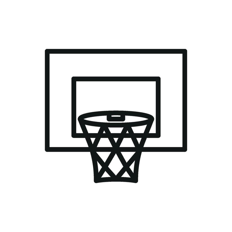 Baketball hoop icon design templates simple and modern vector